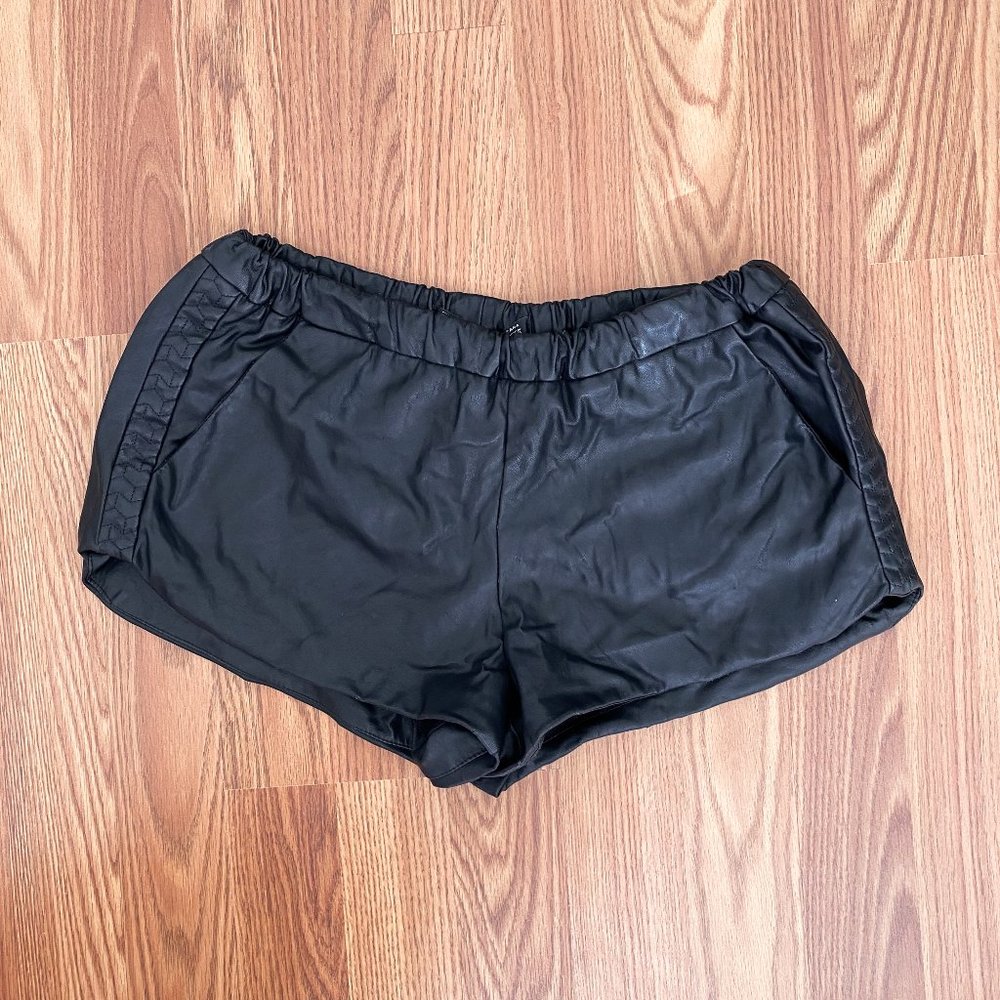 Zara - Leather Shorts